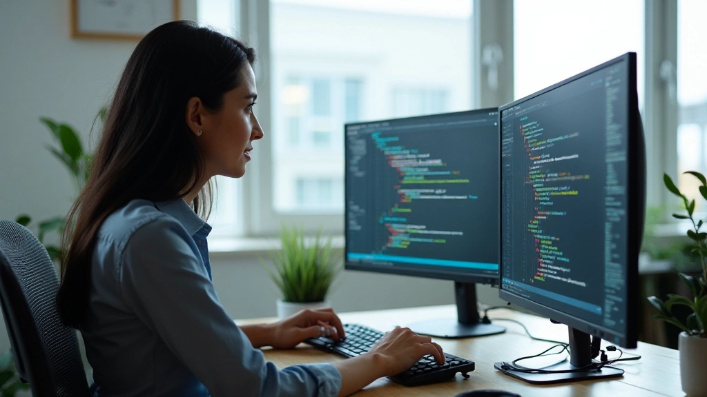 Экран с HTML и CSS кодом для веб-разработки